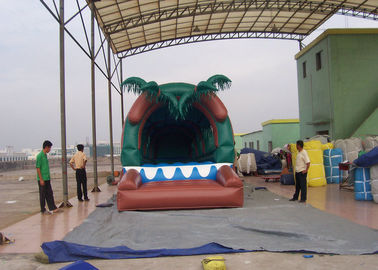 Terowongan Tiup Luar Ruangan yang Menyenangkan untuk permainan olahraga inflatables interaktif orang dewasa