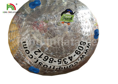 1.0mm PVC / TPU Inflatable Air Rolling Wheel Toy Untuk Dewasa Hiburan
