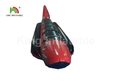 Red Shark Inflatable Fly Fishing Boats, Sistem Kedap Udara 6 Man PVC Blow Up Rakit