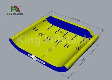 Bahan PVC Gila Towable UFO Inflatable Fly Fishing Boat Aman Dan Lingkungan