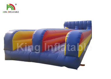 0.55mm PVC 2 Lanes Bungee Tiup Lomba Olahraga Permainan Dengan Digital Printing