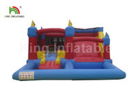 Fire - Retardant Outdoor Balita Inflatable Bouncers Dengan Slide / Water Pool