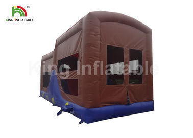 Anak Inflatable Jumping Castle, 0,55mm PVC Komersial Inflatable Trampolin