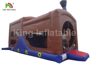 Anak Inflatable Jumping Castle, 0,55mm PVC Komersial Inflatable Trampolin