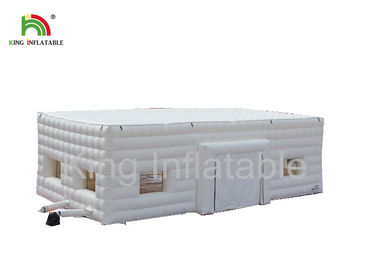 Tenda PVC Tiup Jahitan Kubus Tiup Tahan Air Dengan Blower