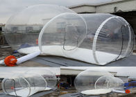 4m 1.0mm Jelas PVC Inflatable Bubble Tent untuk Pesta Keluarga