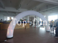 Putih Inflatable Arch wiht LED Night Light Dijual / Inflatable Entrance Arch Dengan Tabung LED