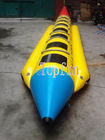 Inflatable Banana Boat Untuk Dijual / 0.9mm Pvc Terpal / OEM Warna / Ukuran