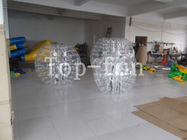 1.2 / 1.5 / 1.8m PVC / TPU Transparan Tubuh Inflatable Bumper Bola Untuk Anak-Anak Dan Dewasa
