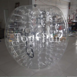 Luar Lingkungan Raksasa Inflatable Balls Bumper Untuk Sewa / Manusia Inflatable Bubble Ball