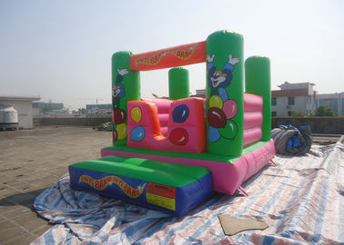 Mini Bouncy House Untuk Kit / Bouncer Colorful Lucu Berkualitas Baik Dari Cina