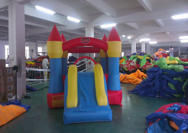 Oxford kain rumah karet bouncing kecil untuk anak-anak dengan slide
