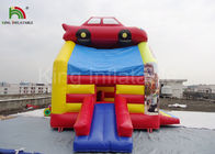 PVC Tahan Api Komersial Inflatable Bouncer Untuk Anak-Anak Rumah Mobil Melompat
