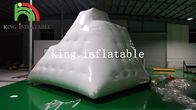 4m x 3m Hijau / Putih Air Inflatable Toy / Mini PVC Iceberg Untuk Taman Air