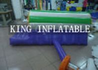 Komersial 0.9mm PVC 3m D Inflatable Air Mainan / Rintangan Dengan Kasur untuk anak-anak