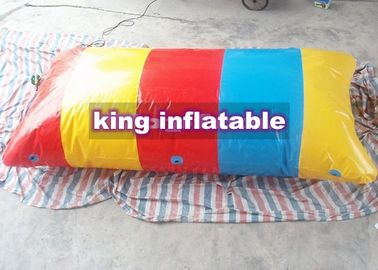 Jalur warna-warni Inflatable Catapult Blob, Kustom PVC terpal Inflatable Air Toy