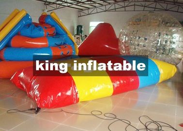 Jalur warna-warni Inflatable Catapult Blob, Kustom PVC terpal Inflatable Air Toy