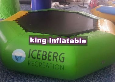 3m D Aquatic Octagon PVC Trampoline Meledakkan Mainan Air Tanpa Logam Musim Semi