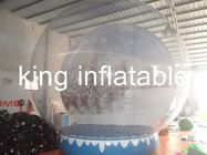 Pameran Tampilkan Natal Inflatable Snow Globes Outdoors Diameter 3m