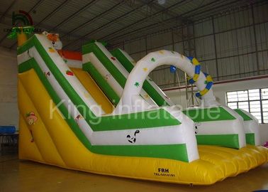 Inflatable Slide PVC Terpal Animal Kingdom, Slide Kustom TK 7x5m