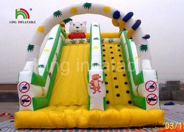 Inflatable Slide PVC Terpal Animal Kingdom, Slide Kustom TK 7x5m