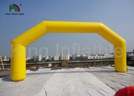 Raksasa tiup lengkungan pintu masuk Iklan Kuning untuk acara promosi