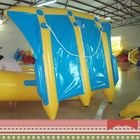 Durabla pvc dari warna-warna cerah plato berbagai bentuk double fly-fishing banana boat