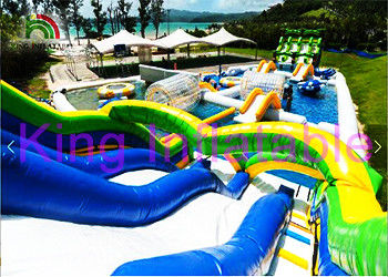 Taman Air Inflatable Komersial Untuk Taman Hiburan Air Tiup