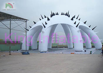 Outdoor Giant Spider Inflatable Event Tent Untuk Iklan / Bisnis Komersial