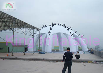 Outdoor Giant Spider Inflatable Event Tent Untuk Iklan / Bisnis Komersial