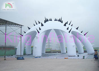 Outdoor Giant Spider Inflatable Event Tent Untuk Iklan / Bisnis Komersial