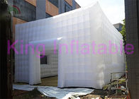 Tenda Cube Tiup Besar Dengan Pintu Untuk Pesta Pernikahan Atau Pameran Dagang