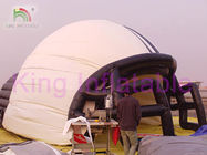 0.4mm PVC Putih Inflatable Event Tent Dengan CE Blower Untuk Bisnis