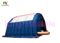 Tenda Medis Inflatable Biru Dengan Air - Bukti Atap Putih Double Stitching