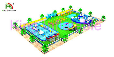 Plato PVC Terpal Anti - UV Blow Up Water Park Kustomisasi Untuk Hiburan