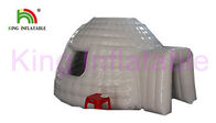 Waterproof Putih Inflatable Event Tent Tunnel Transparan Dome Roof Untuk Bisnis Sewa