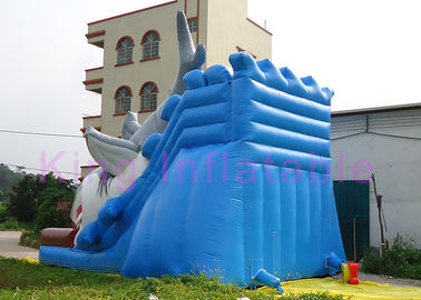 EN14960 Tiup Geser Kering Untuk Anak-Anak, Biru Ganda Stitch Hiu Tiup Geser