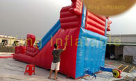 Merah / Biru Spider Man Inflatable Dry Slide Outdoor Giant Waterproof / Anti - UV Slide