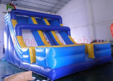 Slide Tiup Ganda Tiup Pantai Slip Besar Untuk Outdoor Garansi Dua Tahun