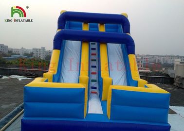 Slide Tiup Ganda Tiup Pantai Slip Besar Untuk Outdoor Garansi Dua Tahun