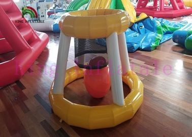 Colorful Sea Animal Tema Tahan Lama PVC Blow Up Water Park Dengan Slide / Pool / Air Mainan
