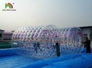 Colorful PVC Inflatable Air Toy / Berjalan Di Atas Air Rol Dengan Pompa Udara Disetujui CE