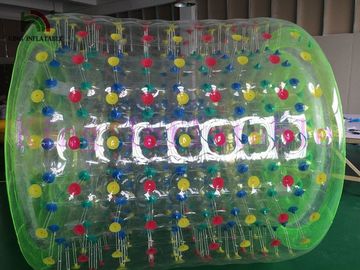 Komersial Lucu PVC / TPU Inflatable Air Toy / Transparan Air Berjalan Roller
