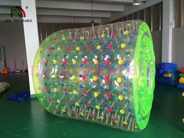 Komersial Lucu PVC / TPU Inflatable Air Toy / Transparan Air Berjalan Roller