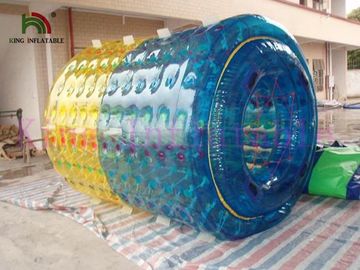 Walking On Inflatable Water Toy, Inflatable Fun Roller Dengan Panjang 2,8 m Dan Diameter 2,4 m