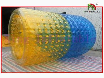 Walking On Inflatable Water Toy, Inflatable Fun Roller Dengan Panjang 2,8 m Dan Diameter 2,4 m