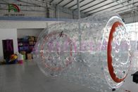 Disesuaikan terbuka Inflatable Walk On Water Ball PVC / TPU Rolling Toy Untuk Taman Air