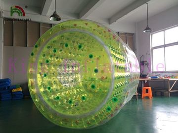 Raksasa Transparan PVC / TPU Inflatable Air Toy Roller Untuk Anak-Anak Dan Dewasa
