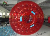 1.0mm PVC / TPU Big Blow Up Water Walking Toy, 2.8m Panjang * 2,4 Dia Roller Merah