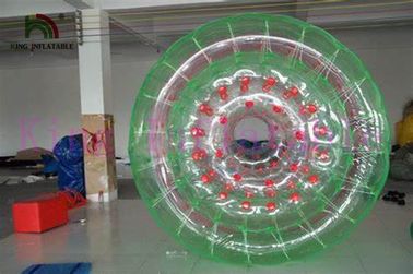 2.4 Dia Inflatable Air Rolling Ball Transparan 1.0mm pvc Inflatable Air Toy